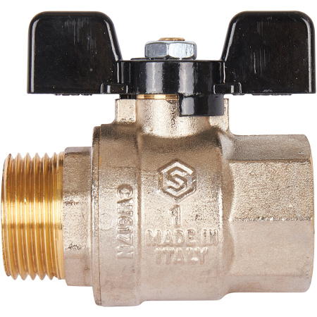 STOUT  Кран шаровой полнопроходной, ВР/НР, ручка бабочка 1