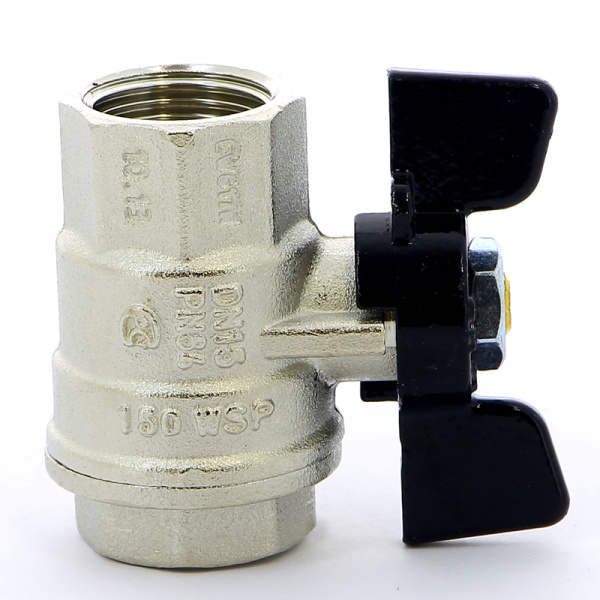 Кран шаровой Oregon Bugatti ВВ бабочка 1/2