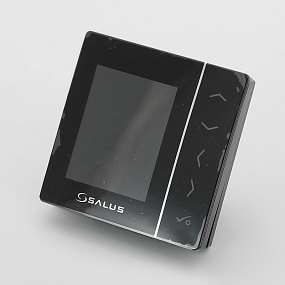 Термостат Salus комнатный беспроводной встраиваемый программ. с дисплеем черный