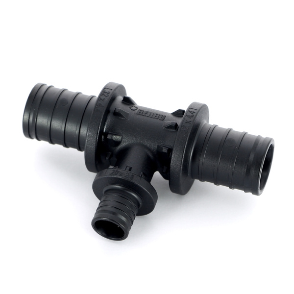 Тройник редукционный надвижной пластиковый REHAU 32x20x32