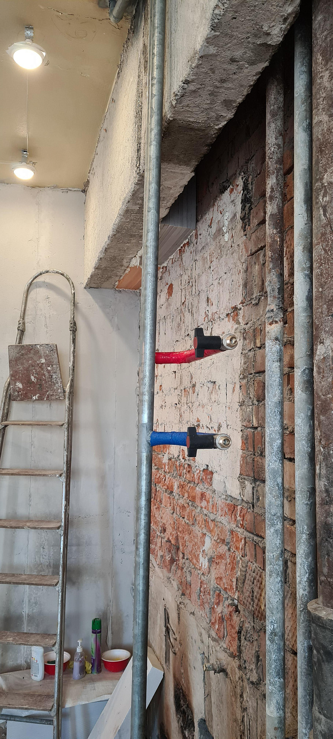 Замена стояков водоснабжения