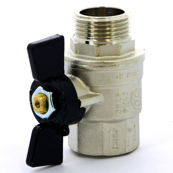 Кран шаровой Oregon Bugatti НВ бабочка 1