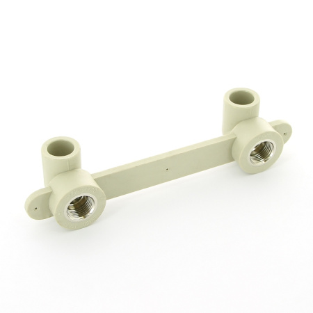 Водорозетка Heisskraft двойная В 20 х 1/2 под гипсокартон на планке