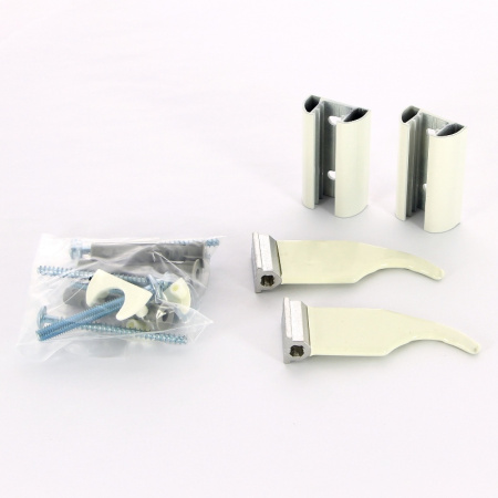 Кронштейн UNI-FITT настенный регулируемый пластифицированный, компл.2 шт