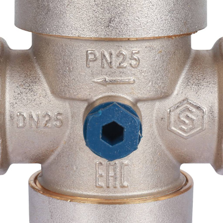 STOUT  Редуктор давления PN25 вн/вн 1 с выходом под манометр