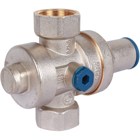 STOUT  Редуктор давления PN25 вн/вн 3/4 с выходом под манометр