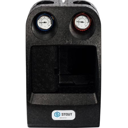 STOUT SDG-0001 Насосная группа с прямым контуром 1 без насоса в теплоизоляции
