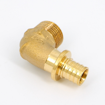 Угол надвижной Н бронзовый REHAU 16x1/2 RX+