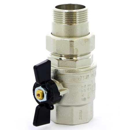 Кран шаровой Oregon Bugatti НВ с разъемным соединением бабочка 11/4