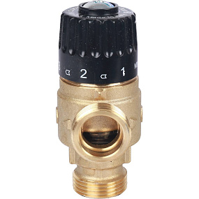 STOUT  Термостатический смесительный клапан для систем отопления и ГВС 3/4  НР   30-65°С KV 2,3 SVM-0125-236520