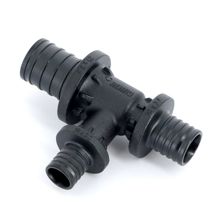 Тройник редукционный надвижной пластиковый REHAU 25х16х20