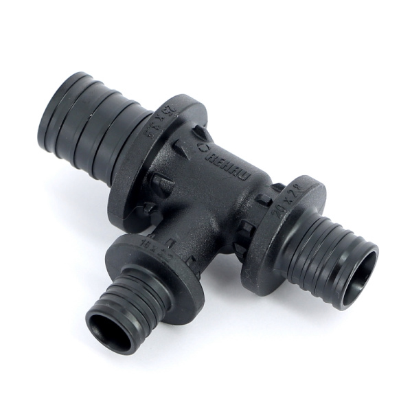 Тройник редукционный надвижной пластиковый REHAU 25х16х20