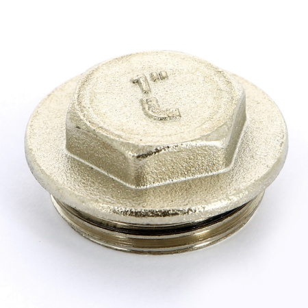 Заглушка Н UNI-FITT 1 с прокладкой O-RING никелированная