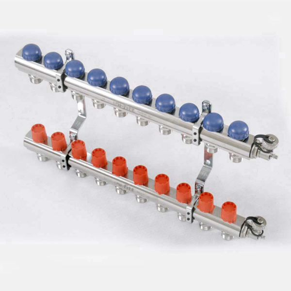 Коллекторная группа с балансировочными и термостатическими вентилями UNI-FITT 1x3/4ЕК 10 выходов Коллекторная группа с балансировочными и термостатическими вентилями UNI-FITT 1x3/4ЕК 10 выходов