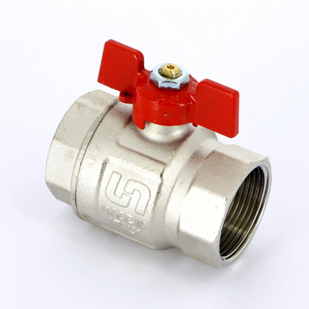 Кран шаровой ВВ полнопроходной бабочка Uni-Fitt 11/4