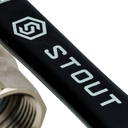 STOUT  Кран шаровой с фильтром 3/4