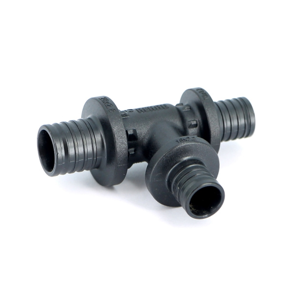 Тройник редукционный надвижной пластиковый REHAU 20х16х16