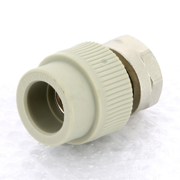 Муфта сварка-В с накидной гайкой FV-PLAST 32х11/4 и вварным латунным патрубком