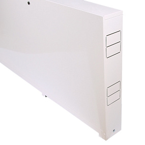 Шкаф коллекторный металлический встраиваемый UNI-FITT 490х670-760х125-195