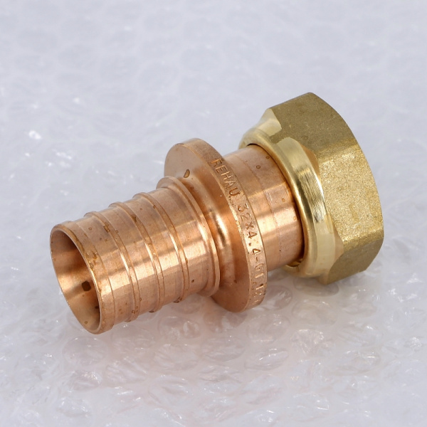 Муфта надвижная В бронза REHAU 32х1 RX бронза с накидной гайкой