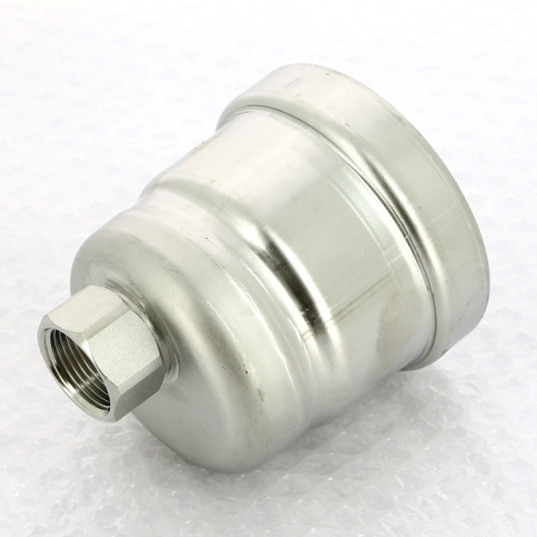 Заглушка Sanpress Inox XL VIEGA 76x3/4 нерж.сталь с отверстием, внутренняя резьба