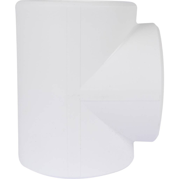 Kalde  d=110 Тройник для полипропиленовых труб под сварку (цвет белый)