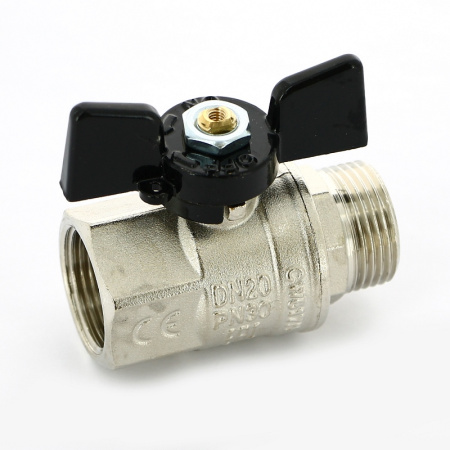 Кран шаровой Bugatti New Jersey НВ бабочка 3/4