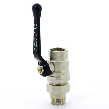 Кран шаровой Oregon Bugatti НВ с разъемным соединением рычаг 1