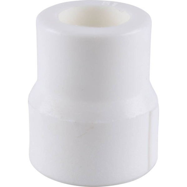 Kalde  25х20 Муфта переходная для полипропиленовых труб под сварку (цвет белый)
