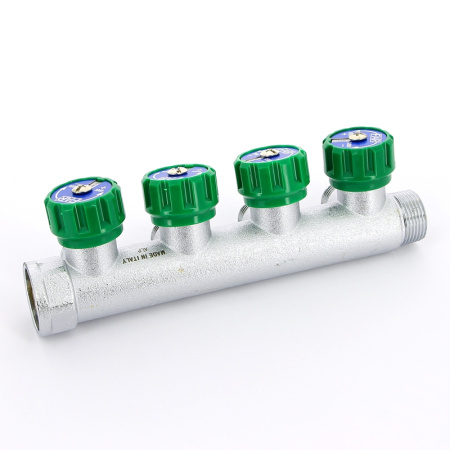 Коллектор НВ 3/4 FAR 4 выхода 1/2 Н 45 мм ЕК