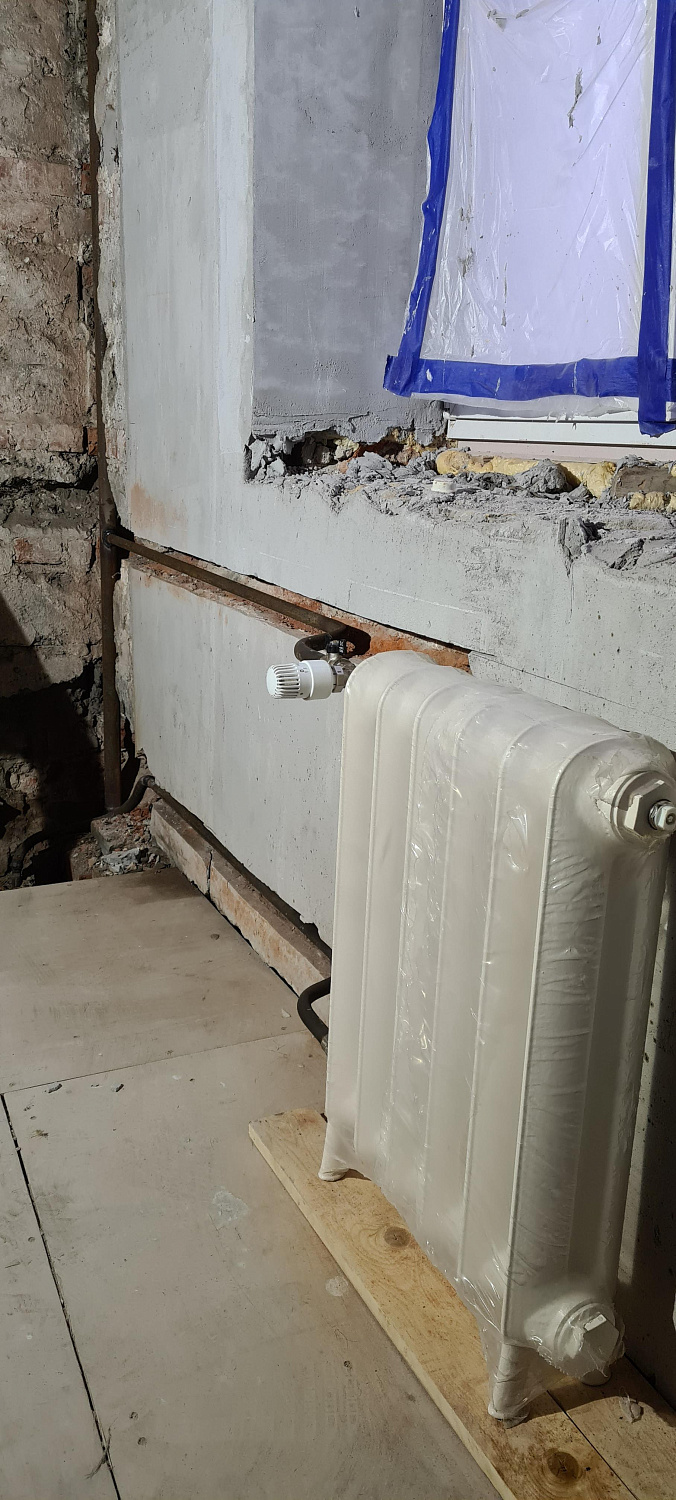 Замена радиаторов отопления