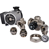 STOUT SDG-0120 Насосно-смесительный узел с термостатическим клапаном, Grundfos UPSO 25-65 130