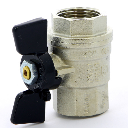 Кран шаровой Oregon Bugatti ВВ бабочка 3/4