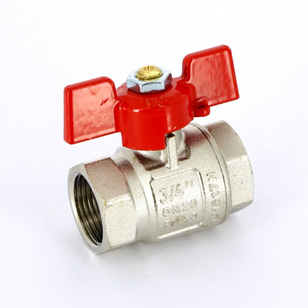 Кран шаровой ВВ 3/4 UNI-FITT полнопроходной бабочка ETALON