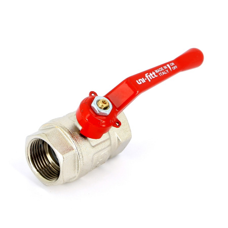 Кран шаровой ВВ полнопроходной рычаг Uni-Fitt 1