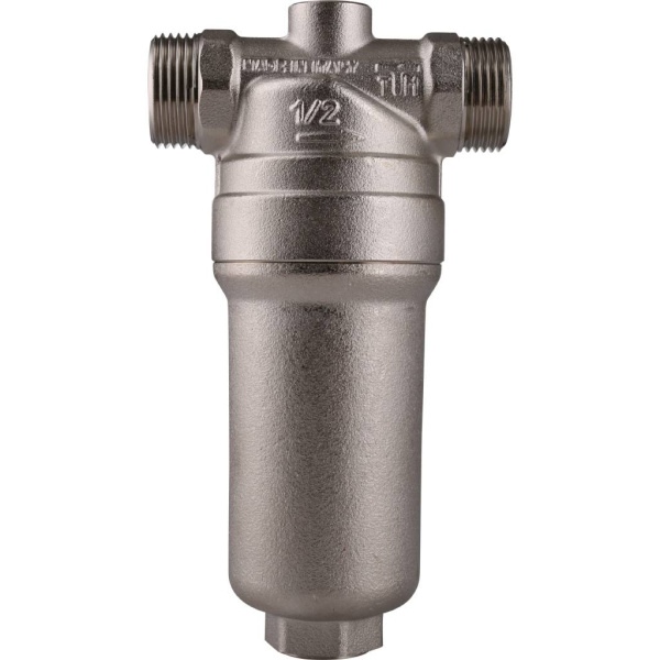 TIEMME  1/2 Фильтр с манометром со сгонами, с латунной колбой, промывной