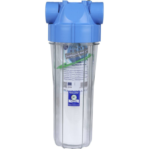 AquaFilter  Фильтр 10SL,с возд. кл., лат. резьба 3/4-ИТАЛЬЯНСКИЙ.Корпус, кронш, ключ и картр FHPR34-B1-AQ. (12)