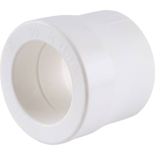 Kalde  90x63 Муфта переходная для полипропиленовых труб под сварку (цвет белый)