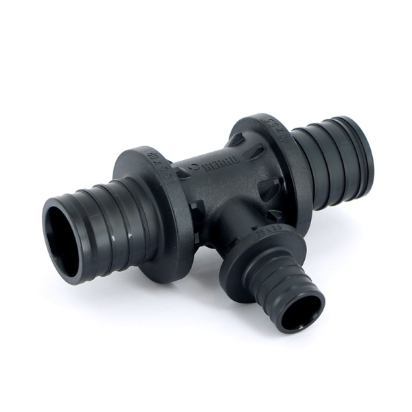 Тройник редукционный надвижной пластиковый REHAU 40х25х40