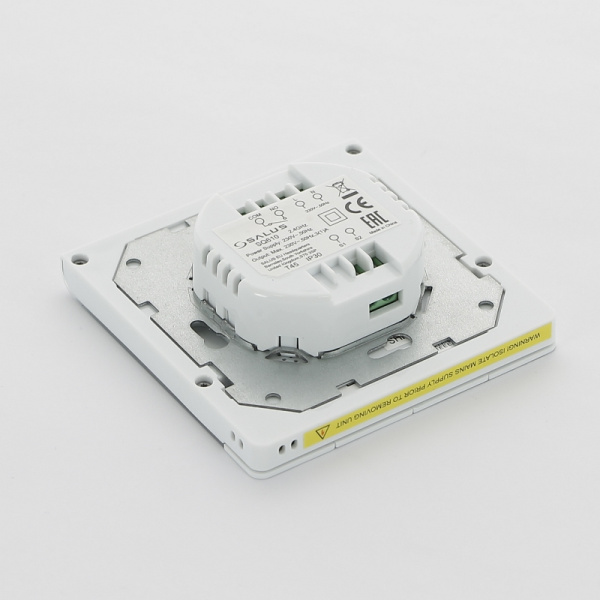 Термостат Salus комнатный беспроводной программ. датчиком влажности с дисплеем белый