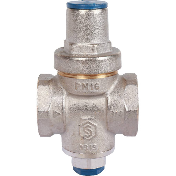 STOUT  Редуктор давления PN16 вн/вн 3/4 с выходом под манометр