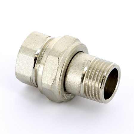 Разъемное соединение НВ никелированное с прокладкой O-ring UNI-FITT 1/2 прямое