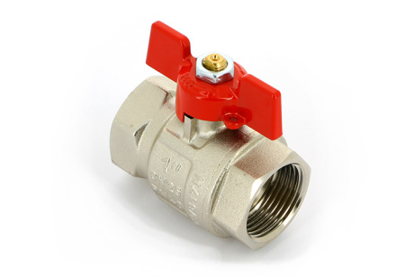 Кран шаровой ВВ полнопроходной бабочка Uni-Fitt 11/4