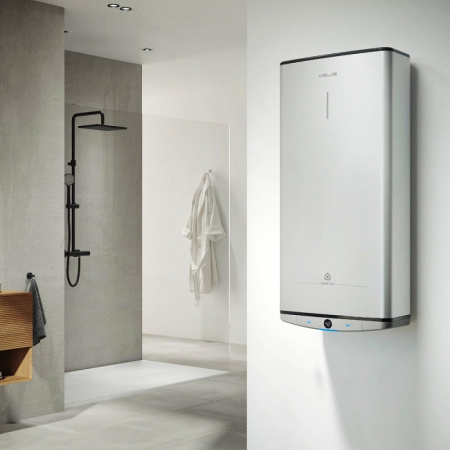Водонагреватель электрический накопительный Ariston ABSE VLS PRO PW 50 л плоский нержавеющая сталь
