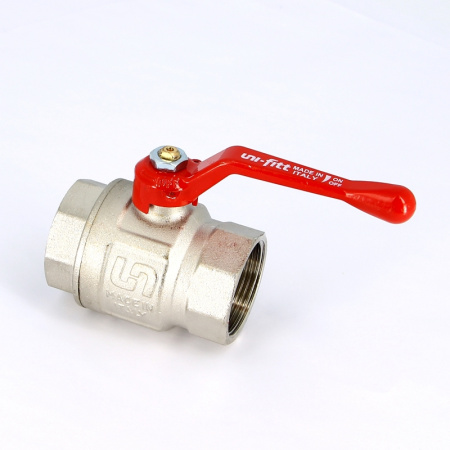 Кран шаровой ВВ полнопроходной рычаг Uni-Fitt 11/4
