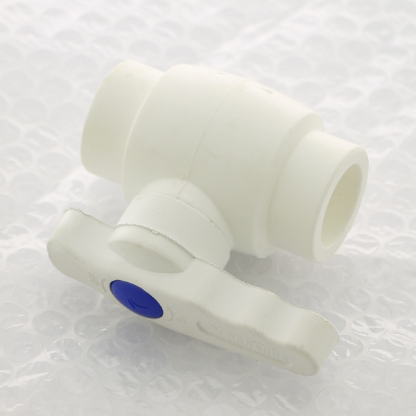 Кран шаровой PPR ProAqua 25 Standart белый ручка