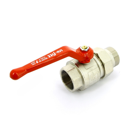 Кран шаровой НВ ETALON рычаг Uni-Fitt с разъемным соединением 11/2 полнопроходной