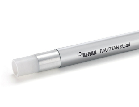 Труба металлопластиковая RAUTITAN stabil REHAU 16,2х2,6 бухта 100м