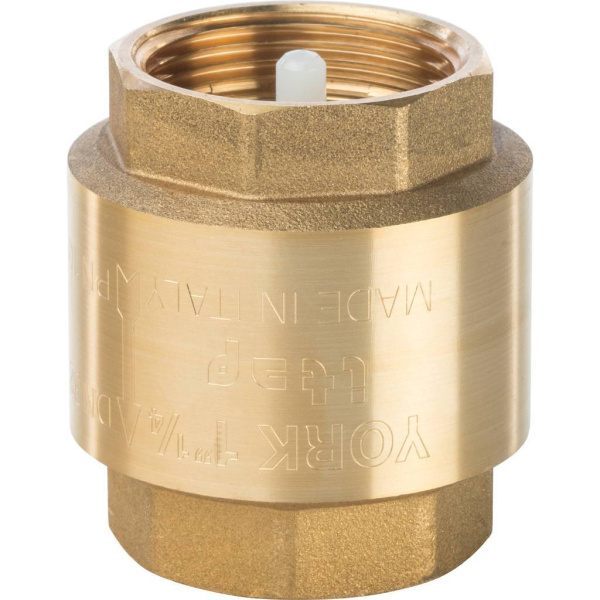 STOUT  1 1/4 Клапан обратный пружинный муфтовый с пластиковым седлом