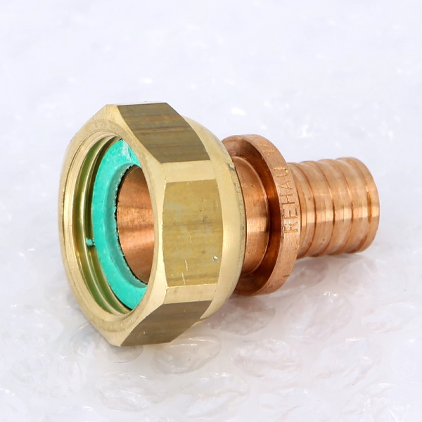 Муфта надвижная В с накидной гайкой бронзовая REHAU 16х3/4 RX